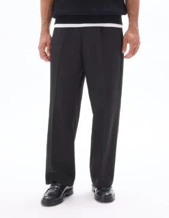 Pantalon 24H baggy loose - zwart