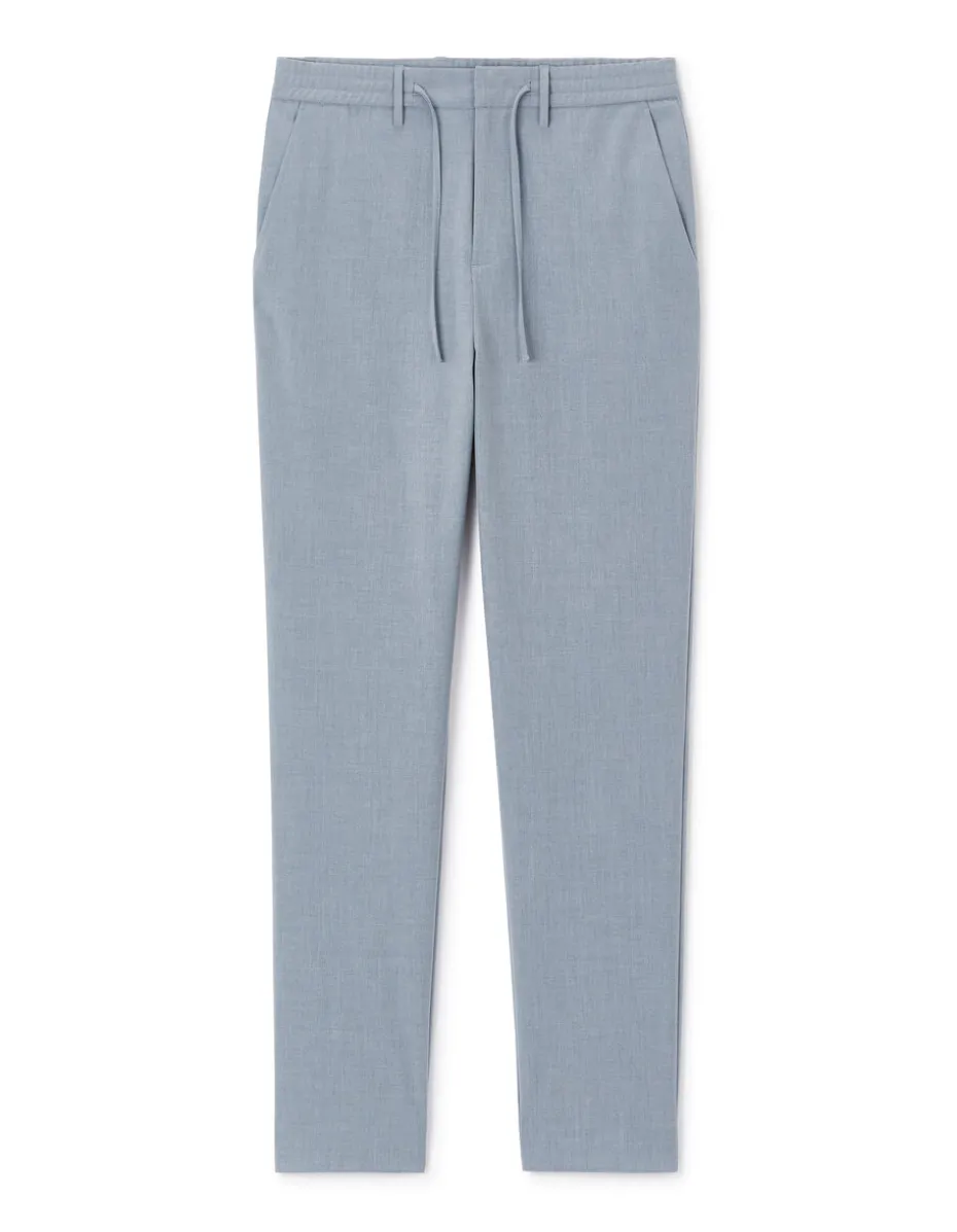 Pantalon 24H stretch - lichtblauw