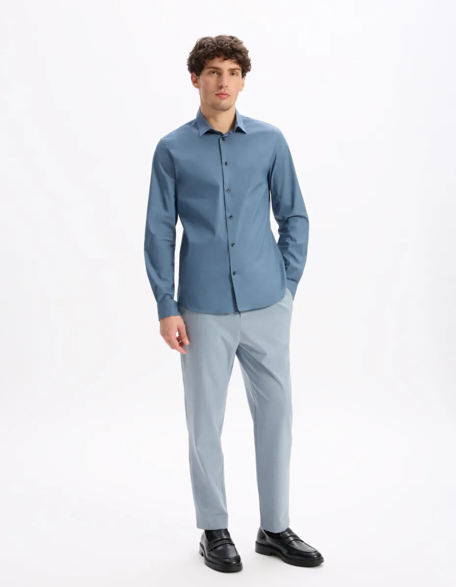 Pantalon 24H stretch - lichtblauw