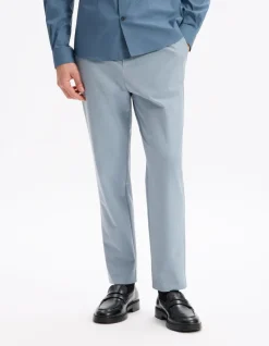 Pantalon 24H stretch - lichtblauw