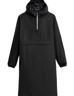 Parka met vaste capuchon - zwart