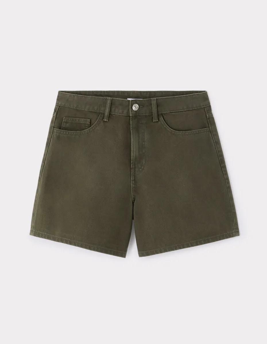 Platte shorts - groen