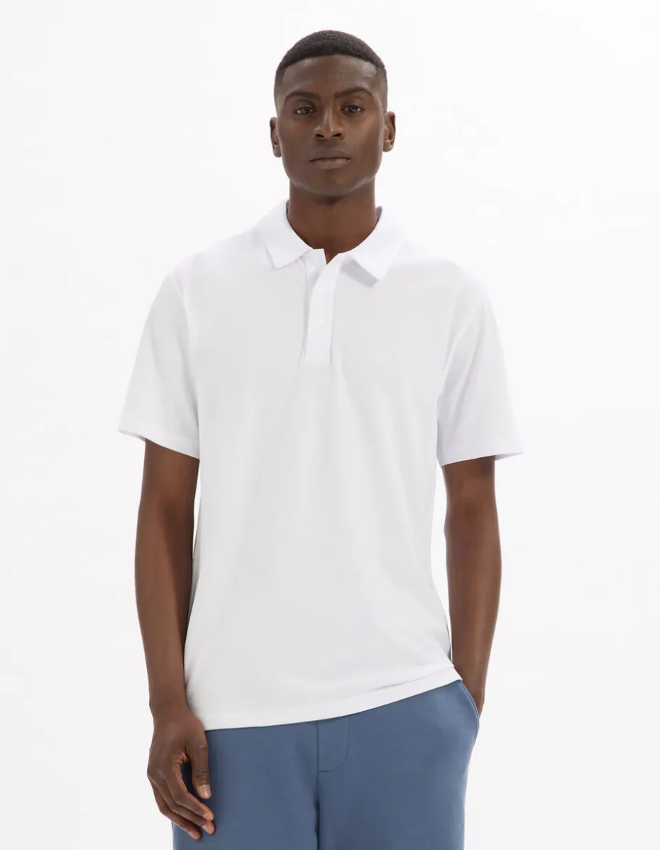 Polo boxy gemengd katoen - wit