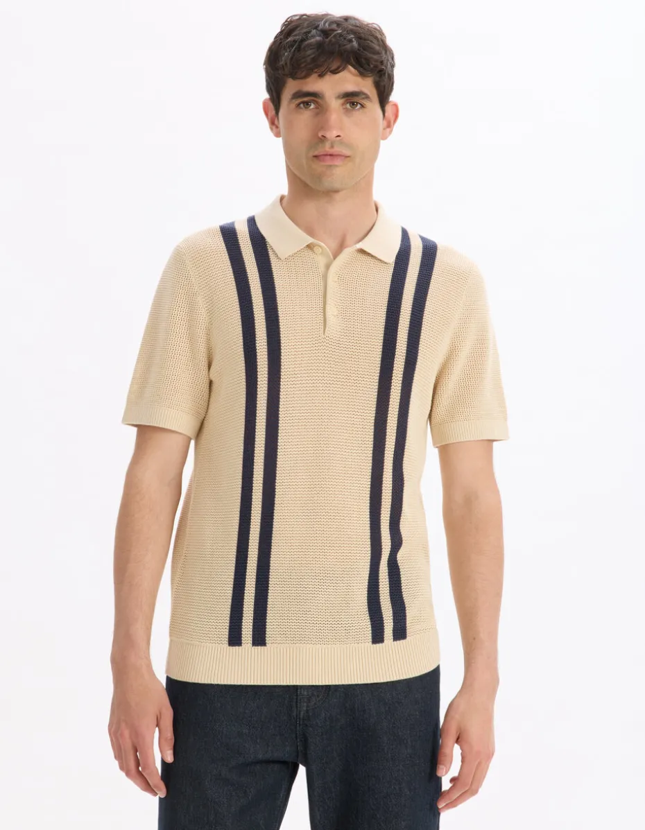 Polo regular 100% katoen - beige