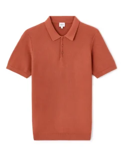 Polo regular 100% katoen - bruin