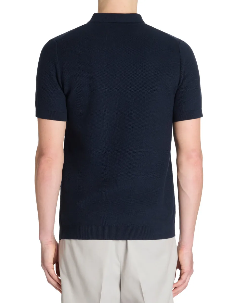 Polo regular 100% katoen - marine