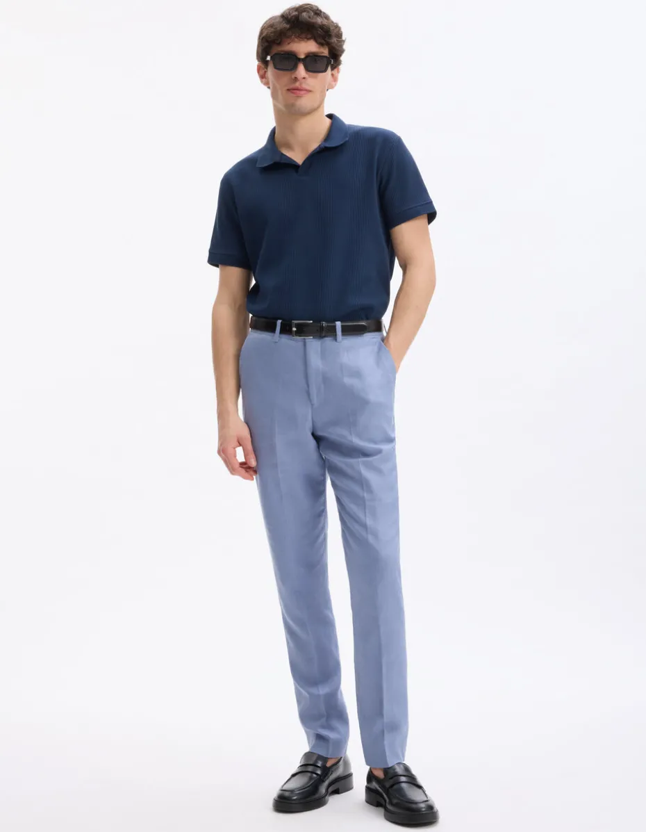 Polo regular 100% katoen - marine