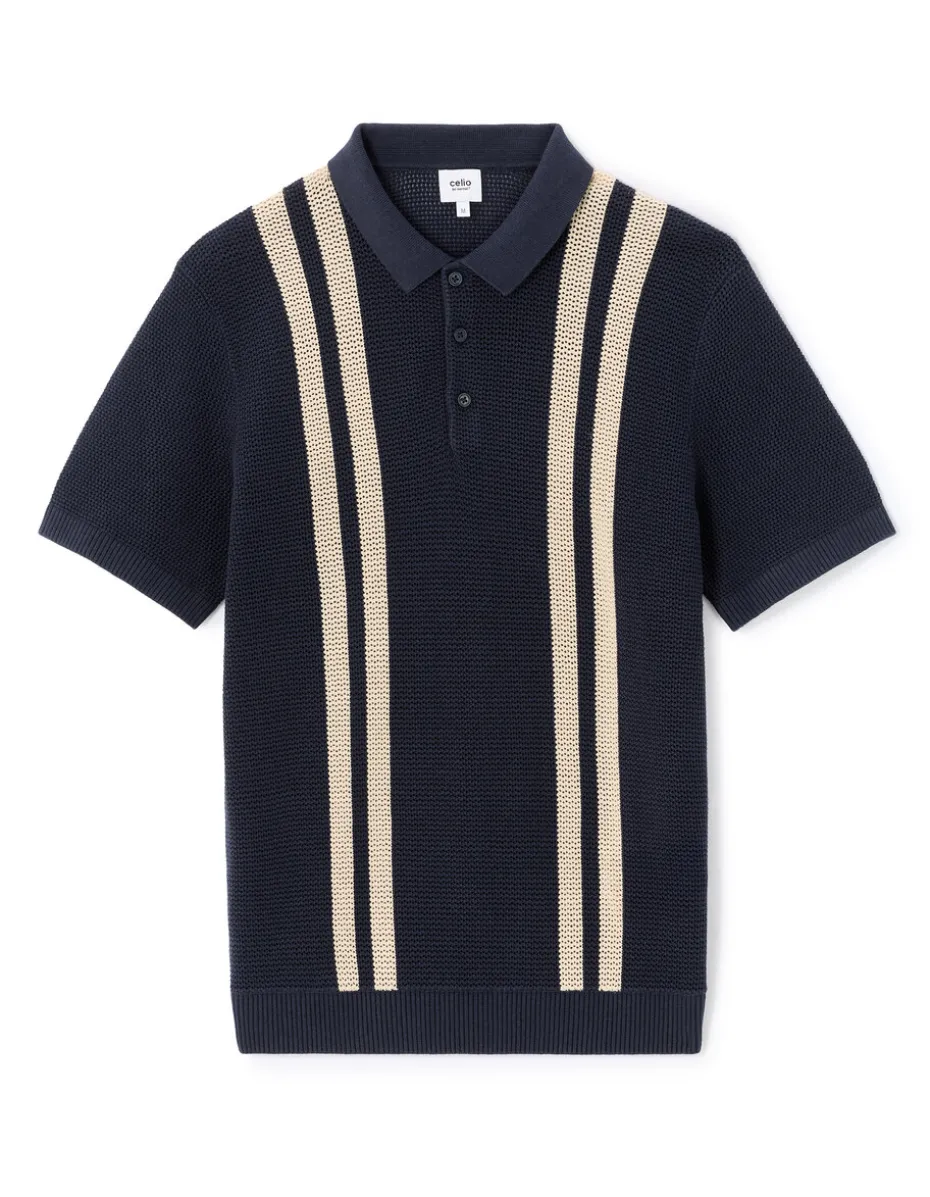 Polo regular 100% katoen - marine