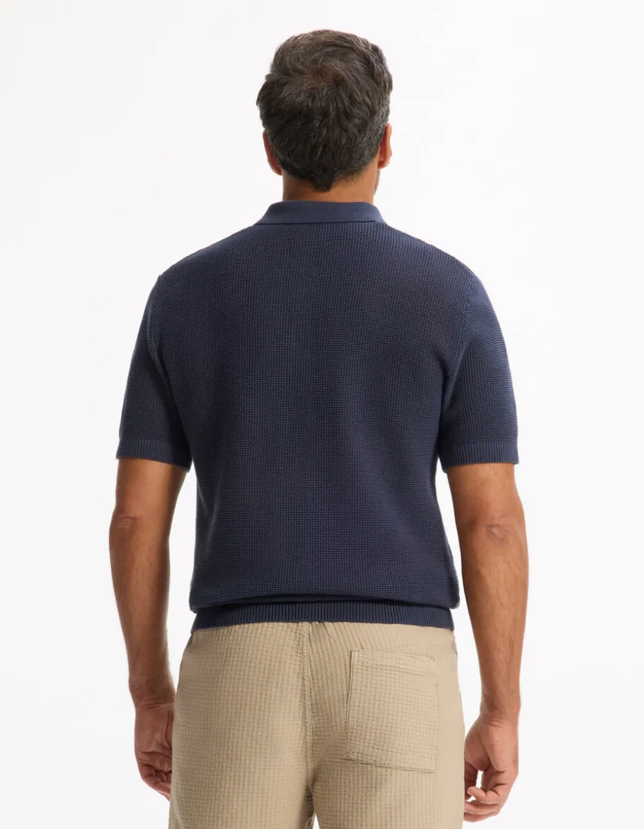 Polo regular 100% katoen - marine
