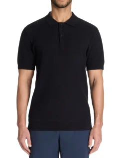 Polo regular 100% katoen - zwart