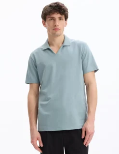 Polo regular katoenmix - groen