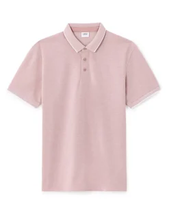 Polo regular katoenmix - roze