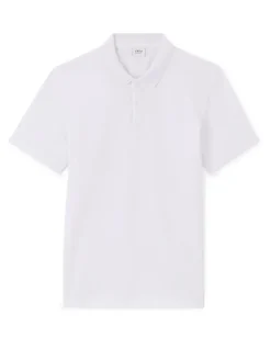 Polo regular katoenmix - wit