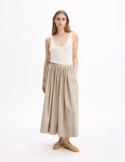 Poplin petticoat - beige
