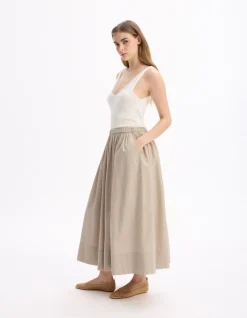 Poplin petticoat - beige