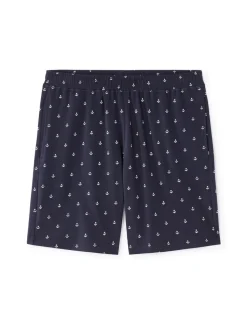 Pyjama short 100% katoen - marine
