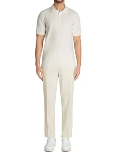 Rechstreekse stretchbroek - beige