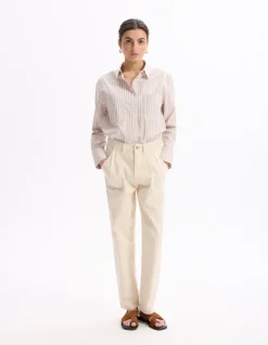 Rechte broek - beige