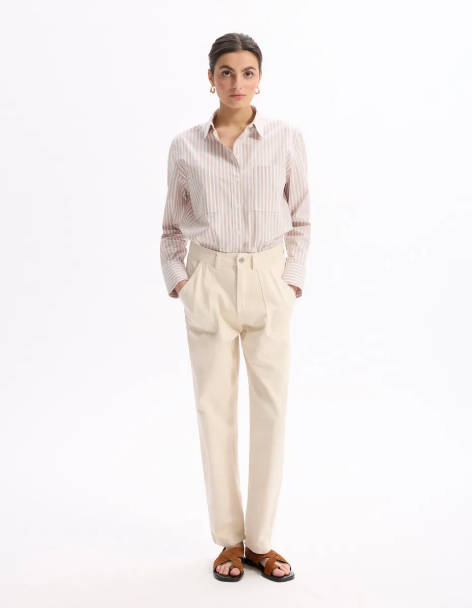 Rechte broek - beige