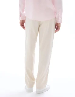 Rechte jacquard broek - ecru
