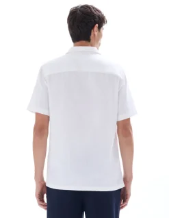 Regular fit hemd 100% slubkatoen - wit