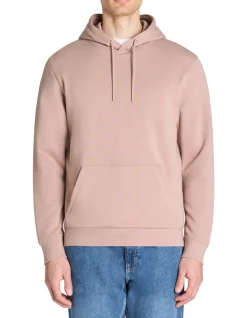 Regular hooded sweatshirt 100% katoen - paars