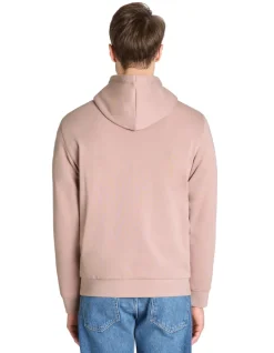 Regular hooded sweatshirt 100% katoen - paars
