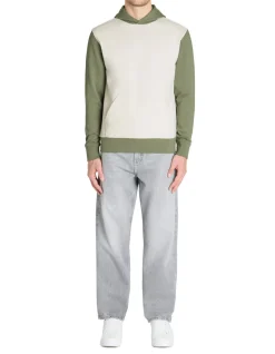 Regular hooded sweatshirt 100% katoen - groen