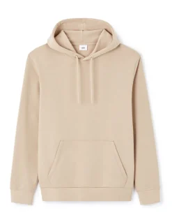 Regular hooded sweatshirt 100% katoen - beige