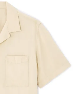 Regular shirt 100% viscose - ecru
