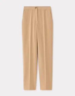 Regular waist tight pants - bruin
