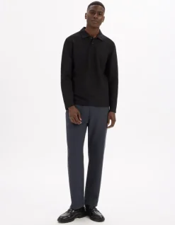 Relaxed pantalon 100% katoen - marine