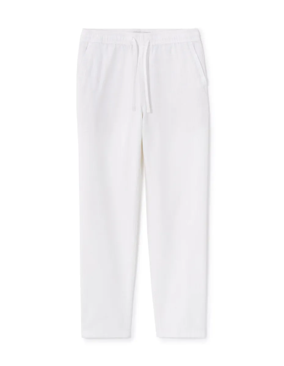 Relaxed pantalon 100% katoen - beige