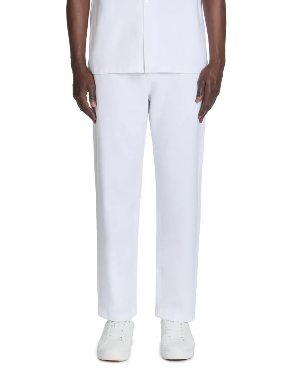 Relaxed pantalon 100% katoen - beige