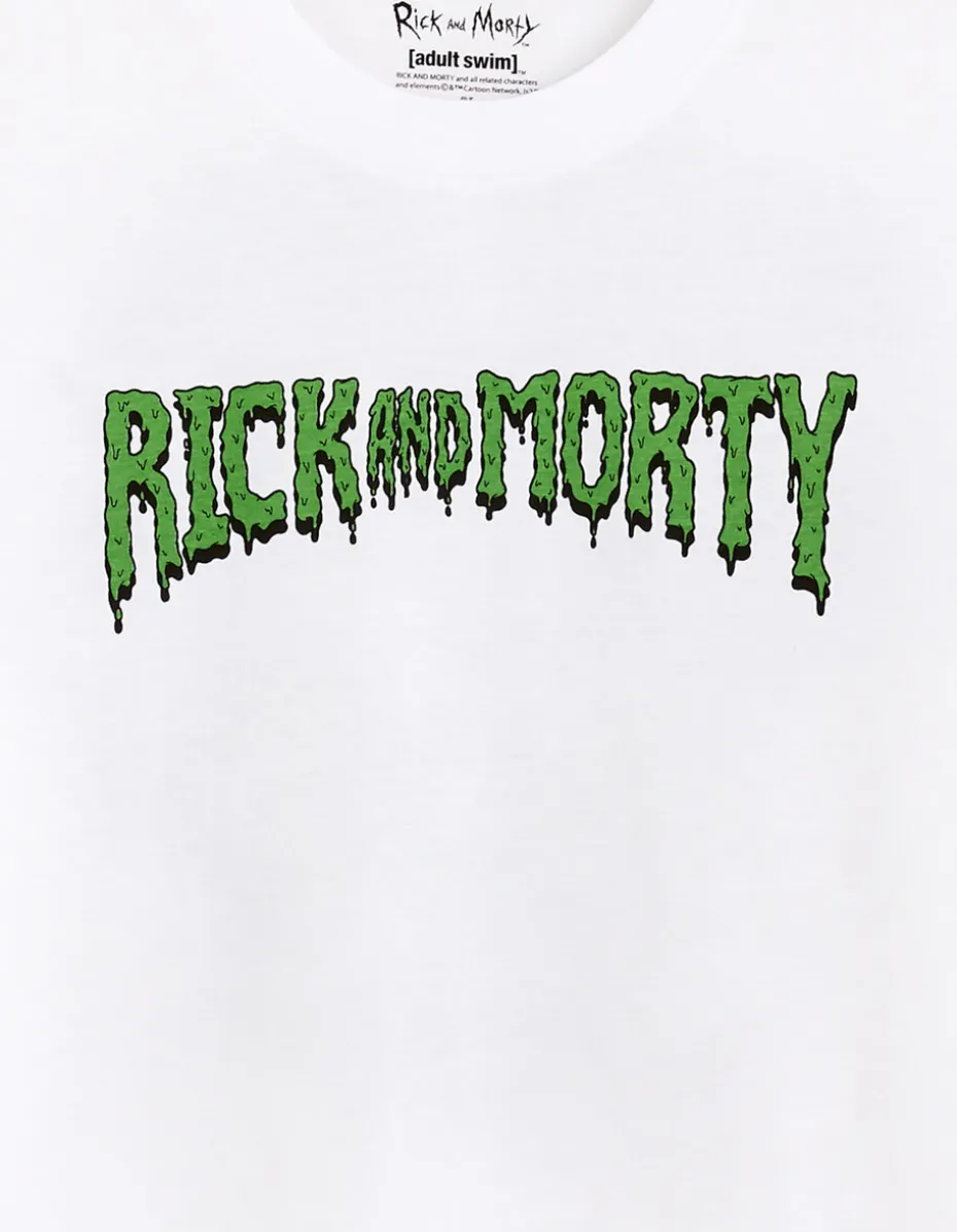 Rick en Morty - Witte T-shirt