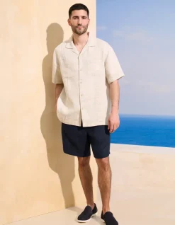 Saint-Tropez - 100% linnen beige hemd