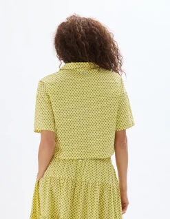 Saint-Tropez - Gele crop top