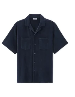 Saint-Tropez - Marineblauw badstof shirt