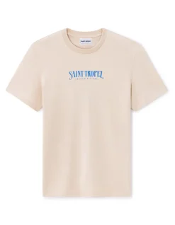 Saint-Tropez - T-shirt beige 100% katoen