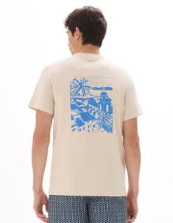Saint-Tropez - T-shirt beige 100% katoen