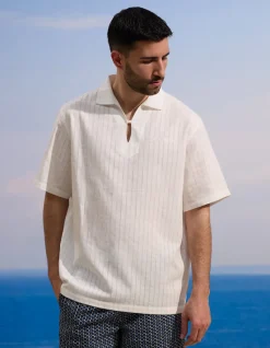 Saint-Tropez - Wit hemd met korte mouwen