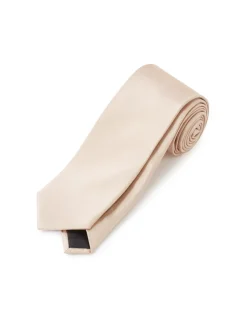 Satin cravate - beige
