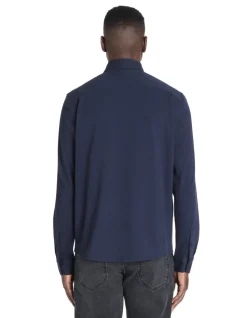 Shirt regular jersey piqué - marine