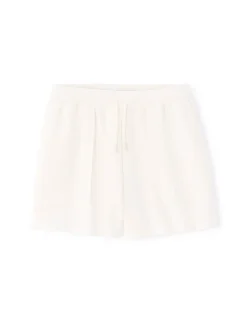 Short met wijde pijpen - ecru