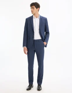 Slim fit stretch katoenen hemd - wit