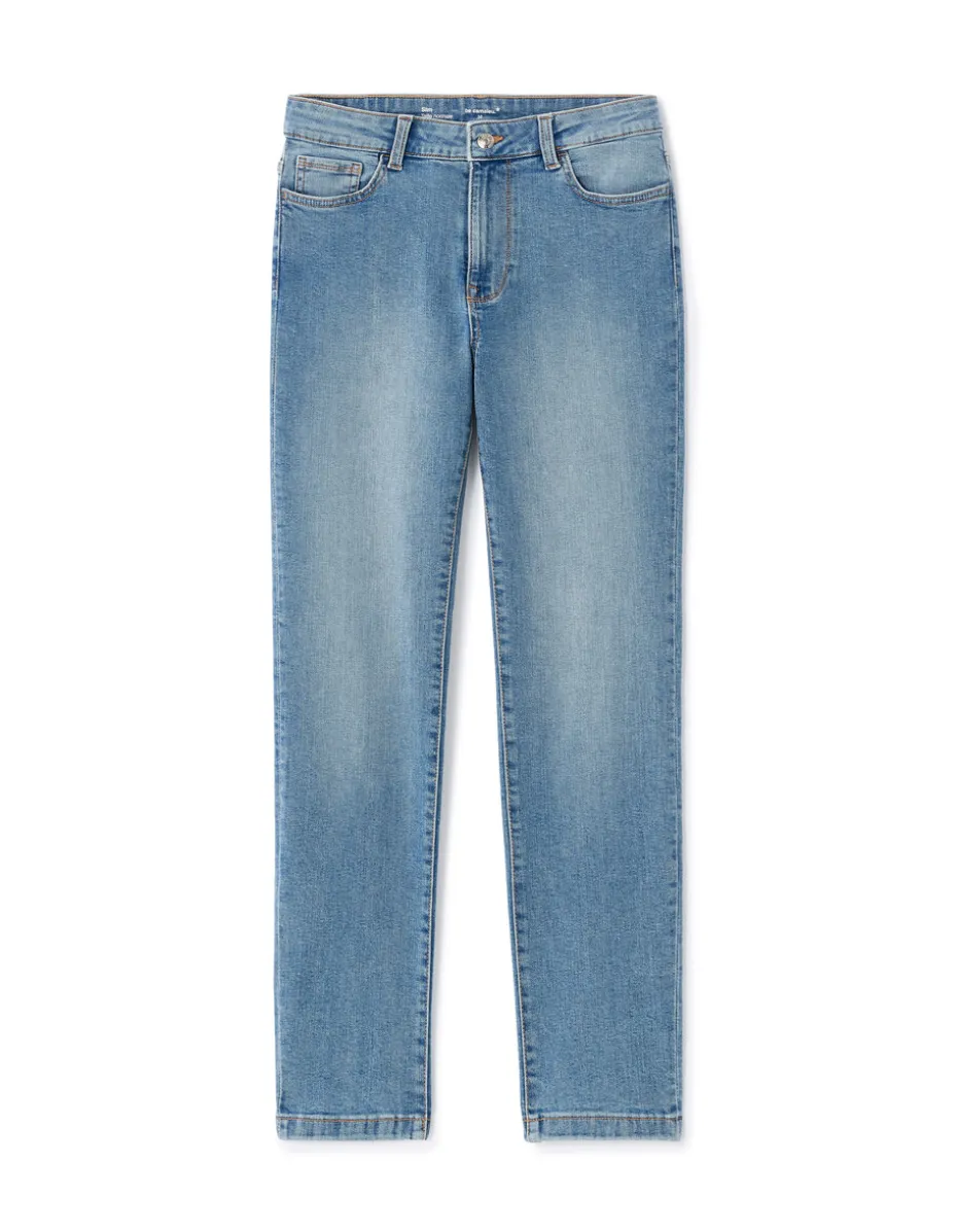 Slim jeans - vervaagd blauw