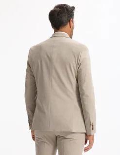 Slim stretch colbert - beige