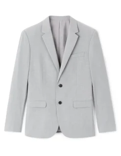 Slim stretch colbert - grijs