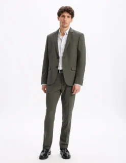 Slim stretch colbert - khaki
