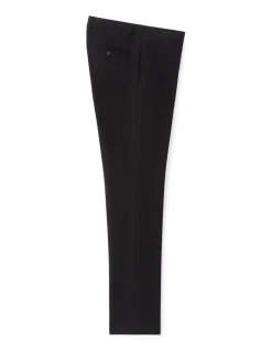 Slim stretch kostuumbroek - zwart